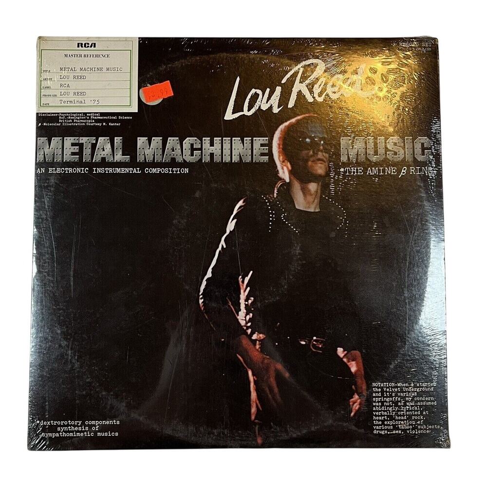Sealed RCA Original Lou Reed Metal Machine‎ Music Vinyl Record CPL2-1101 Grail